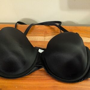 Maidenform Black Push Up Bra T-Shirt Underwire Push Up Padded 36D Style 03194J